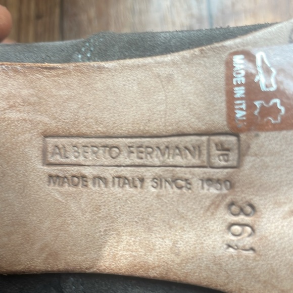 ALBERTO FERMANI Women's Suede Capricia Ankle Boots. Size 36.5. Used good condt. - Picture 11 of 11